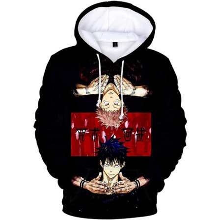 Cosplay Jujutsu Kaisen Pullover Hættetrøjer Anime Manga Karakter Merch Sweatshirt Til Unisex Voksen Large-X-Large