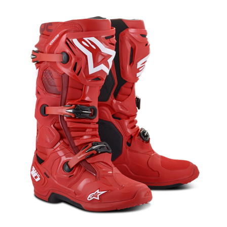 Stivali Cross Alpinestars Tech 10 Rosso 44,5