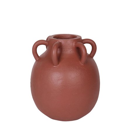 Octo Vase, 30,5x35,5 cm, MgO, Ecru Finish