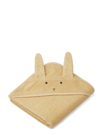 Albert Hooded Towel Home Bath Time Towels & Cloths Towels Beige Liewood