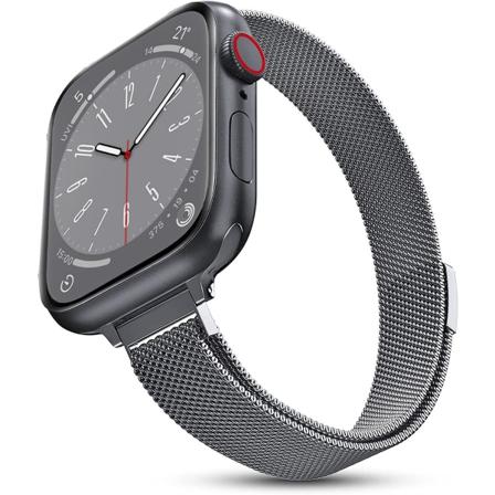 Milanese løkkestropp for Apple Watch-bånd 40 mm 44 mm 41 mm 45 mm 38 mm 42 mm 49 mm 45 mm slankt armbånd Iwatch Series 3 4 6 Se 7 8 Ultra 38mm 40mm 