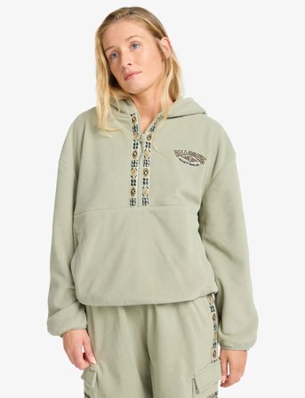 Billabong Winter Camp Hoodie - Khaki green - L