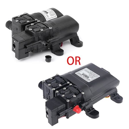 Högtryck Dubbelpump 12V för DC Mini Elektrisk Vattenmotor Maskin