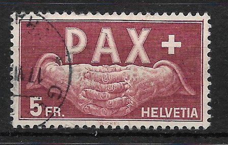 Schweiz 1945 - AFA 460 - Stemplet