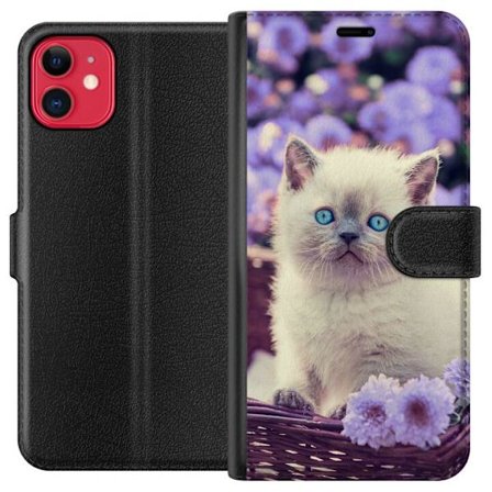 Yhteensopiva Lompakkokotelo Apple Apple iPhone 11 Kissa