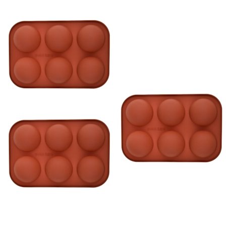 Hvid Gelkage med 6 Runde Kager og 3 Stabelformere[YJD]