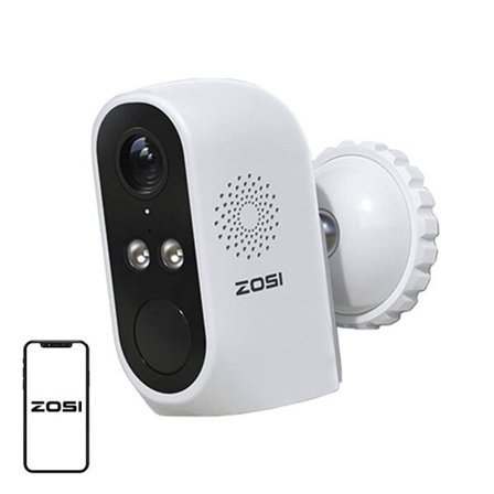 Ulko-IP-kamera aurinkopaneelilla ZOSI C1Pro WiFi 3MP IP66