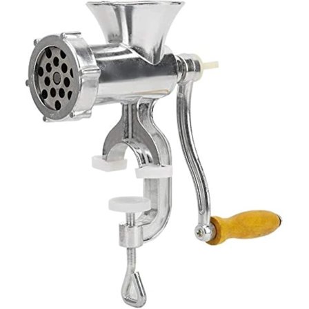 Köttkvarn, Multifunktionell Aluminiumlegering Manuell Köttkvarn Kryddpepparkvarn Slipning Maskin Köksredskap