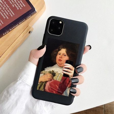 iPhone 12, 12 Pro & Max skal fet person tar selfie rolig selfie