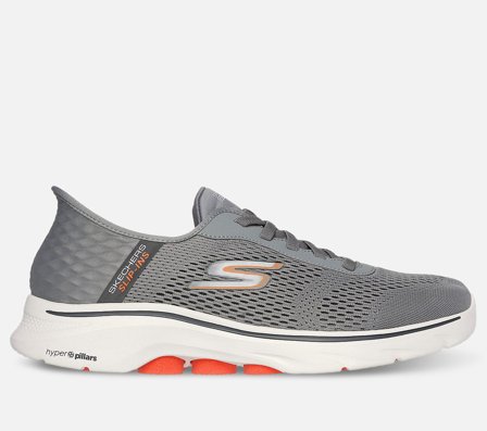 Skechers, Slip-ins: GO WALK 7 - Free Hand 2, 43, Grå, Herre
