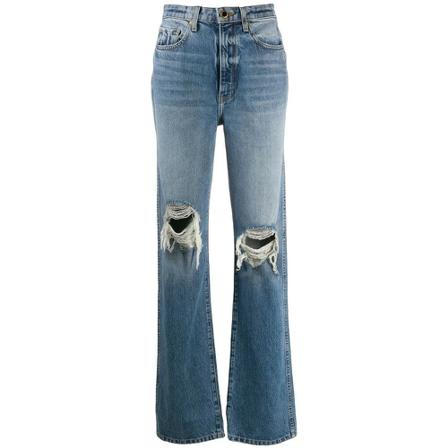 Khaite, Danielle Jeans Blauw, Dames, Maat:W27