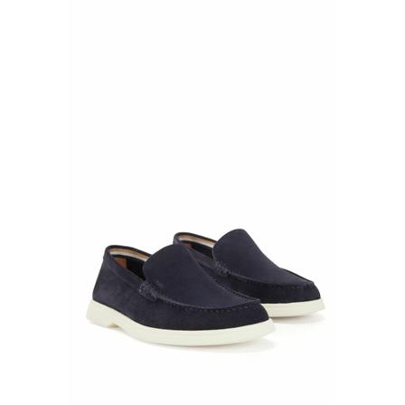Hugo Boss, Loafers Niebieski, Mężczyzna, Rozmiar: 44 EU