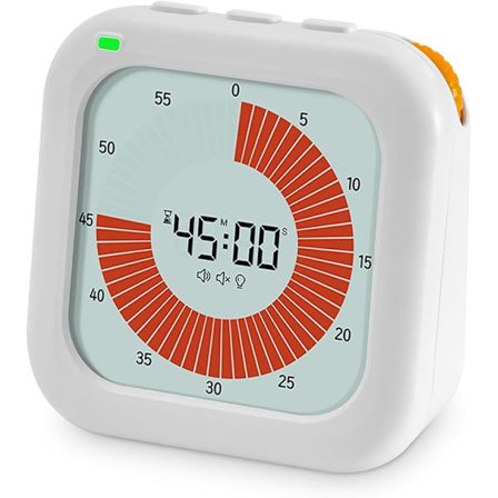 Visuell timer for barn, 60 minutter digital søt visuell timer klasseromstimer for hjemmeundervisning