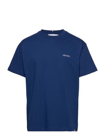 Diego T-Shirt T-shirts Short-sleeved Blå Les Deux*Betinget Tilbud