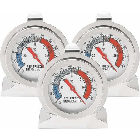 3-pakks kjøleskapstermometer, Test kjøleskap, Kjøleskap,