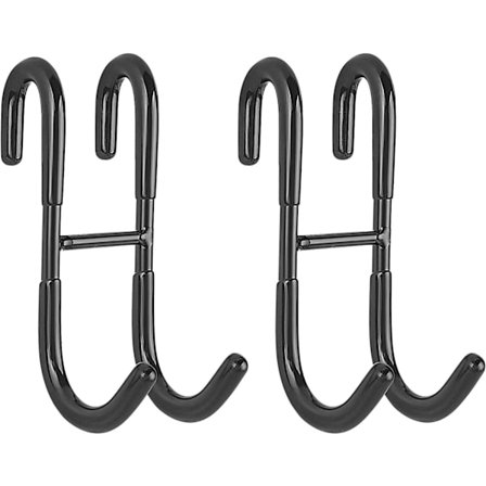 Över duschdörrkrokar (2-pack) Handdukskrokar Handdukshängare för bad