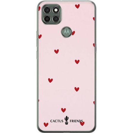 Kompatibelt Mobildeksel til Motorola Motorola Moto G9 Power Cactus and Friends – HeartSprinkle