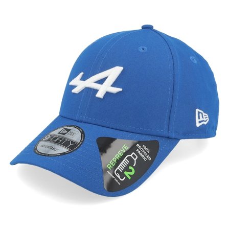 New Era - Motor - Blue - adjustable - Cap - Alpine F1 25 Repreve 9FORTY Blue Adjustable - Hatstore