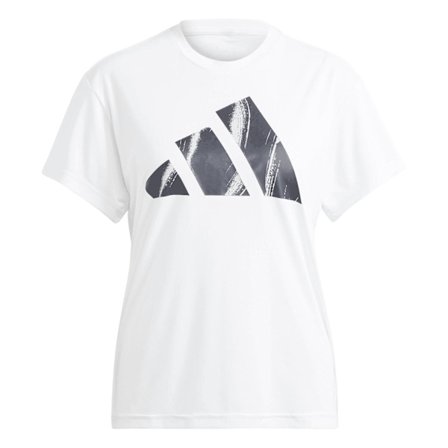 Adidas Dam/Dam Run It Love Brand T-Shirt 4 UK - 6 UK Vit