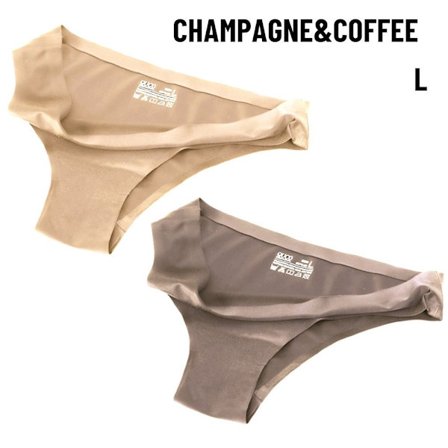 Dam Trosor Sidenunderkläder CHAMPAGNE&KAFFE L