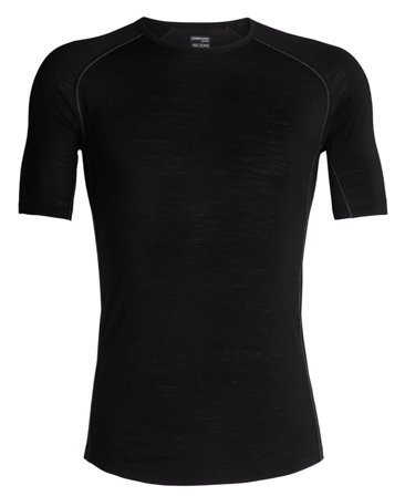 Icebreaker Mens 150 Zone Crewe Svart