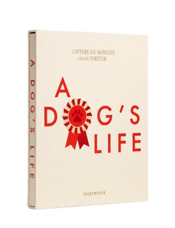 PRINTWORKS A Dog's Life - Dog Journal - Cream - ONE SIZE