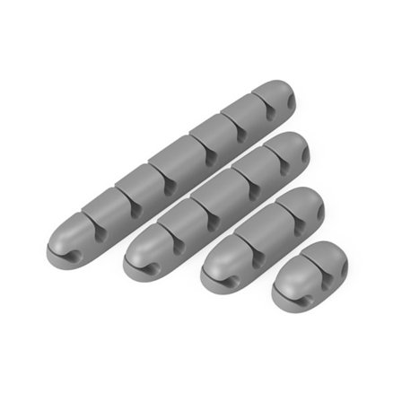 4st USB Kabel Organizer Wire Winder GRÅ