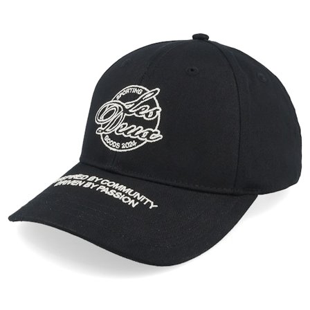 Les Deux - Schwarz Adjustable Cap - Alonso Baseball Cap Black Adjustable @ Hatstore
