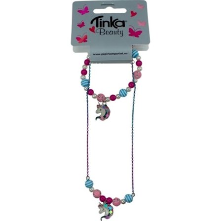 Halsband & Armband med Enhörning - Tinka