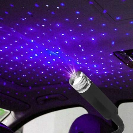 LED-nattlampa för biltak, stjärnhimmelsprojektor