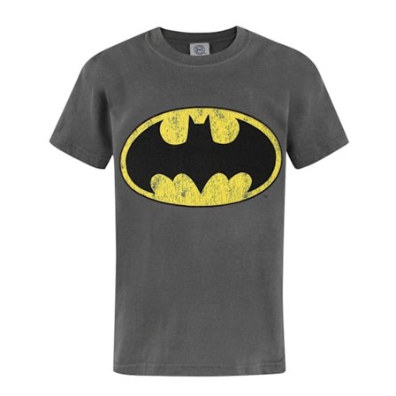 Batman Barn/Pojkar Officiell Distressed Logo T-Shirt År (1