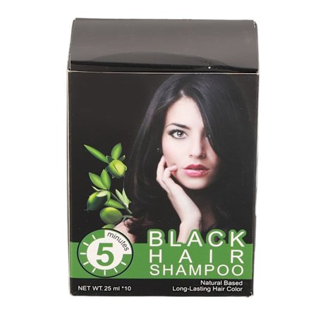 Sevich Naturligt Svart Hårfärgnings- & Schampo 10 st/förpackning