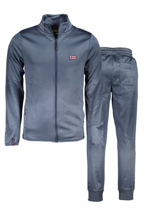 Norway 1963 Felpa Con Zip Uomo Blu