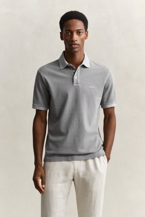 GANT Herren Sunfaded Poloshirt (M) Grau