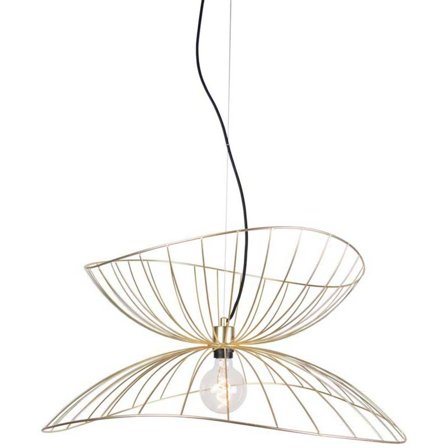 Globen lighting Pendant Ray 70 -valaisin, harjattu messinki