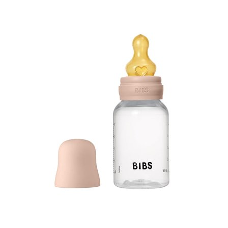 BIBS Sutteflaske Slow Flow Latex Blush 150 ml, Børn & Forældre, Sutteflasker & Tilbehør, Sutteflasker
