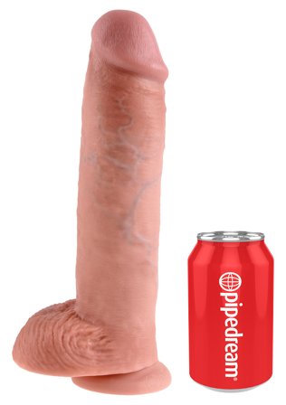 KING COCK 11 INCH W/ BALLS FLESH - 28cm XXL - Dildo