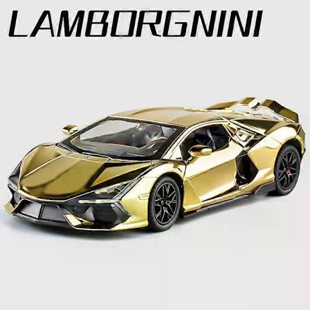 1:24 Lamborghini Revuelto Supercar Legeringsbil Støbegods & Legetøjskøretøjer Metal Legetøjsbil Model Lyd og lys Samling Børnelegetøj