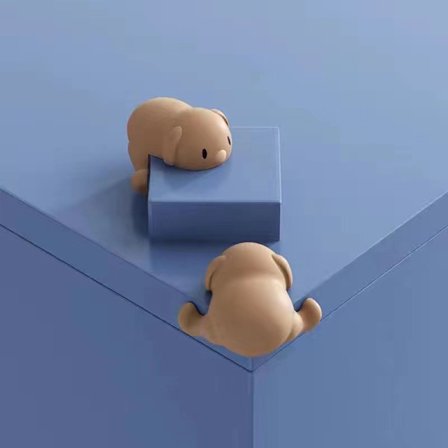 Baby Cartoon Safety Puppy Bord Hjørnebeskytter Safe Soft Sili