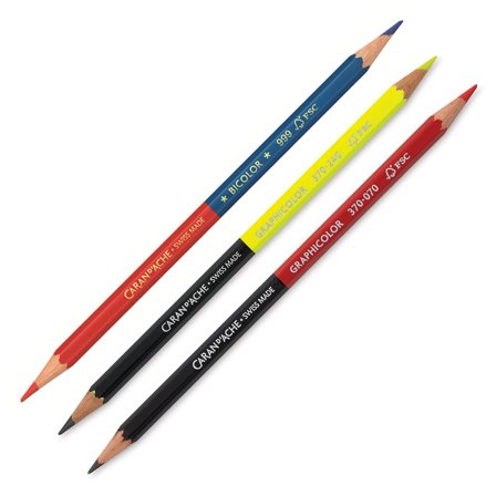 Caran d'Ache Graphicolor Bicolor Blue/Red