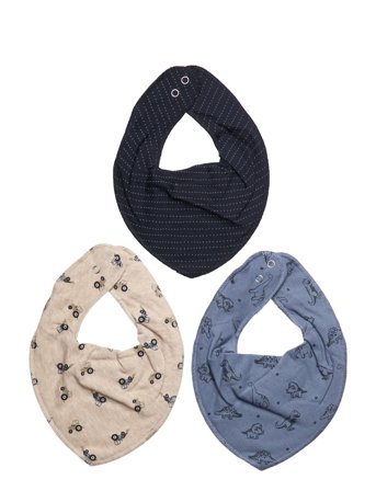 Fixoni | Bandana Bibs 3-Pack | ONE SIZE