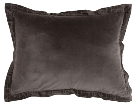 Halvor Bakke Grand-Provence Hotell-putetrekk 70x100 brun bomullsvelour