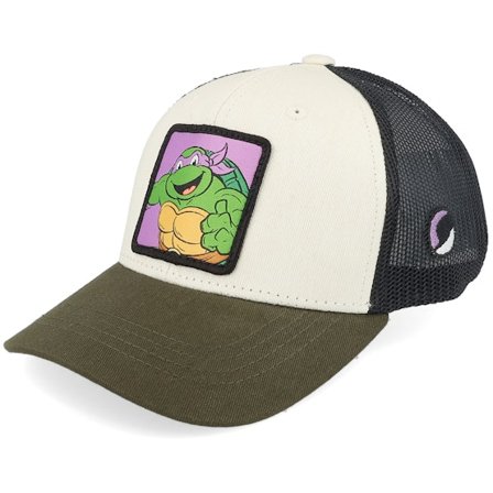 TMNT - Wit trucker Cap - Kids Donatello Box Green/White/Black Trucker @ Hatstore