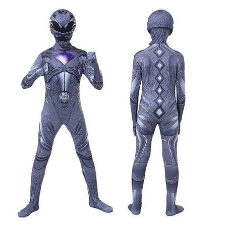 POWER RANGERS Cosplay Kostym Jumpsuit Bodysuit Party Maskerad Set Kompatibel med Män Kvinnor