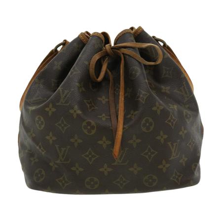 Louis Vuitton Vintage Pre-owned Petit Noe Monogram Tas , Bruin , Dames , Maat: ONE Size Vintage Tassen