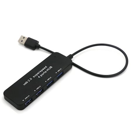 USB2.0-dockningsstation USB2.0 till 4 USB2.0-hubb Multi-Port USB-adapterhubb för PC, bärbara datorer