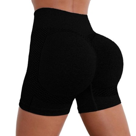 Jonformande shorts Butt Lifting Shorts SVART L(63-68KG)