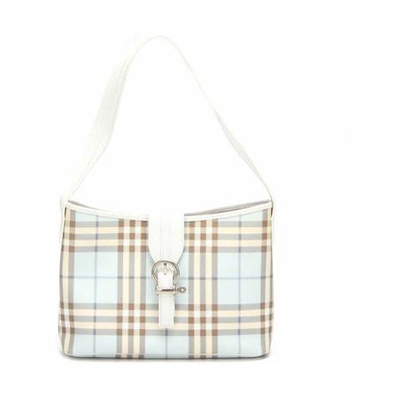 Burberry Vintage, Pre-owned Shoulder Bags Blauw, Dames, Maat:ONE Size