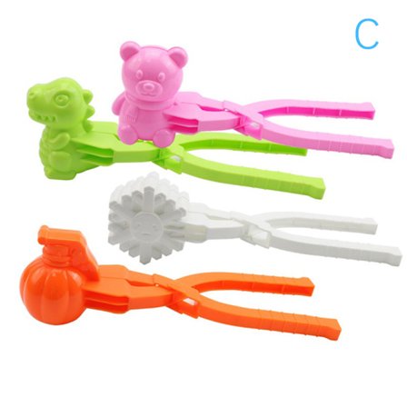 Tegneserie Snøballmaskin Plast Leppe Snøballform Sett