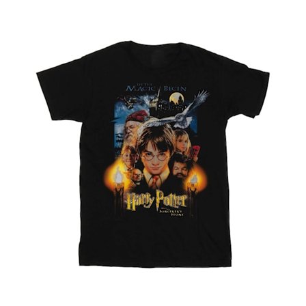 Harry Potter Girls The Sorcerer ́s Stone Poster Bomull T-Shirt 5